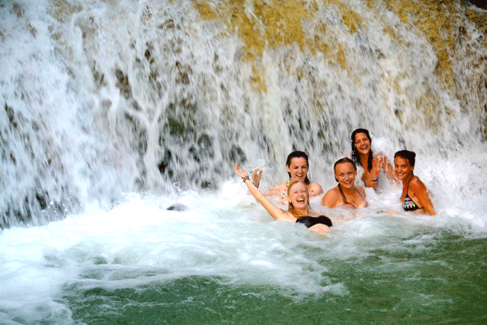 Muon waterfall